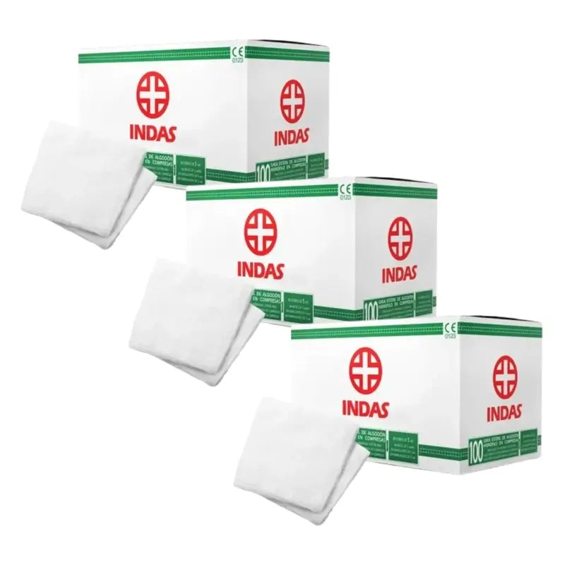 Indas Garza sterile , 3 x 100 unità