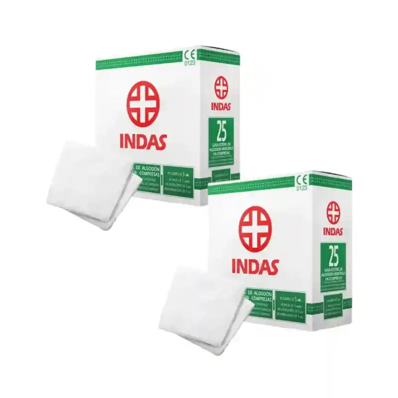 Indas Garza sterile 400 Cm2 , 2X25 Medicazioni