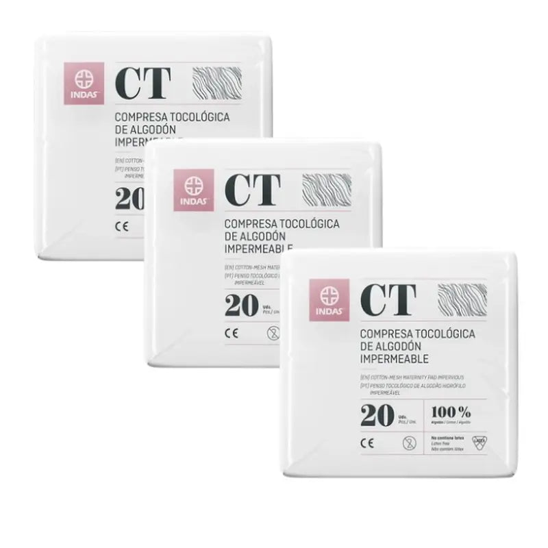 Cuscino di maternità in cotone, 3 x 20 unità