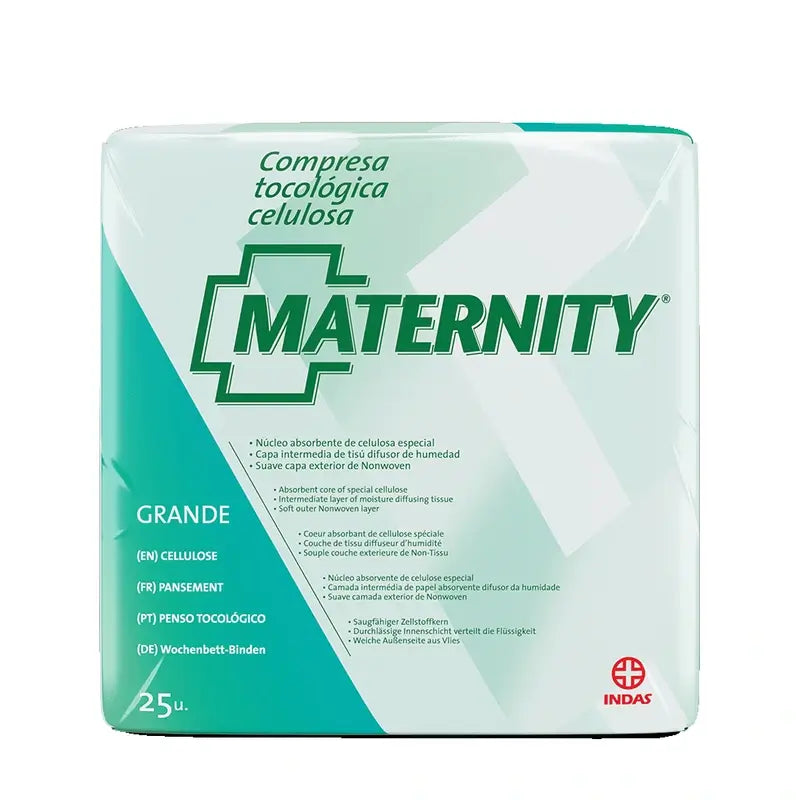 Maternity Large Cellulose Maternity Pad , 25 unità