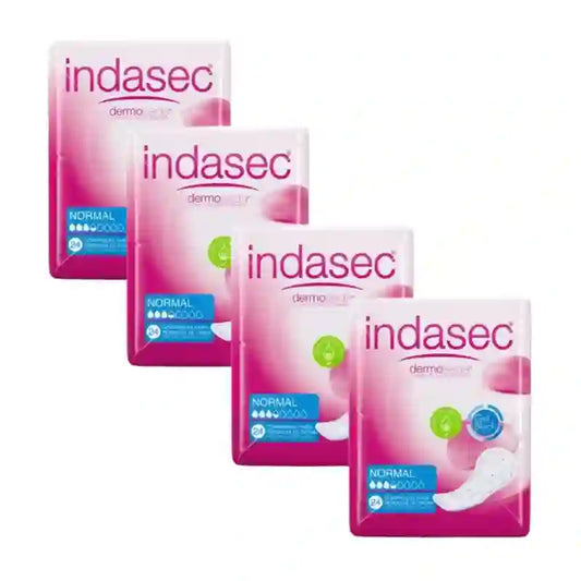 Indasec Dermoseda assorbente per incontinenza, 4X24 unità