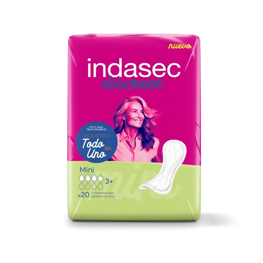 Indasec Discreet Incontinence Pad Mini , 20 unità