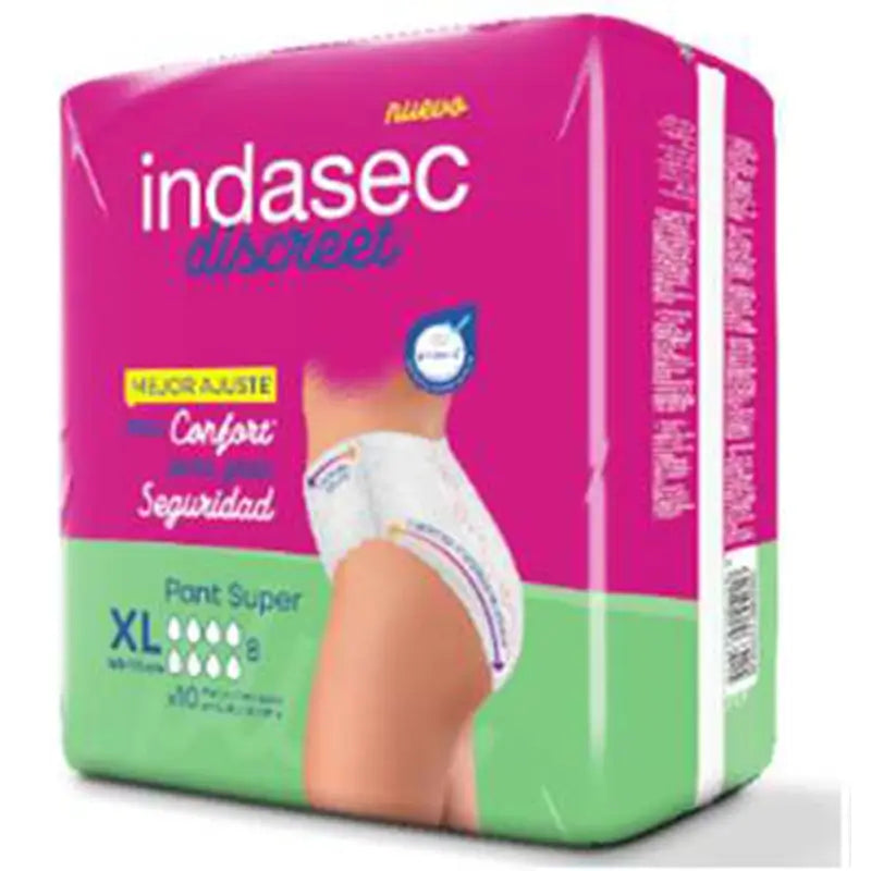 Indasec Discreet Pant Plus Xl, 12 unità