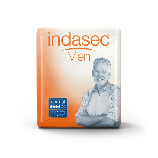 Indasec Men assorbente per uomo normale , 10 unità