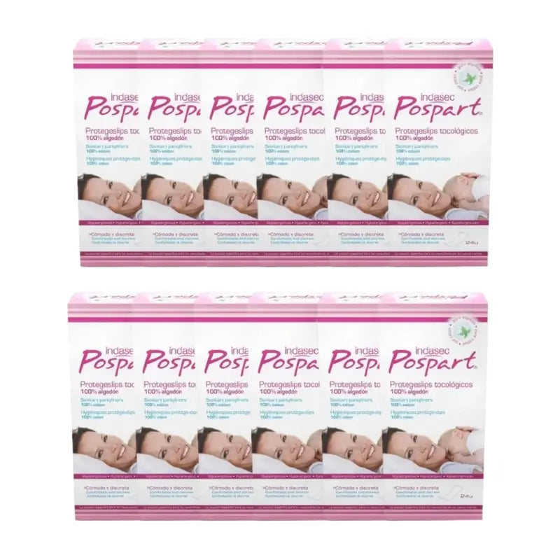 Indasec Pospart Protegeslip , 12 x 24 unità