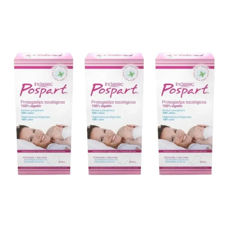Indasec Pospart Protegeslip , 3 x 24 unità