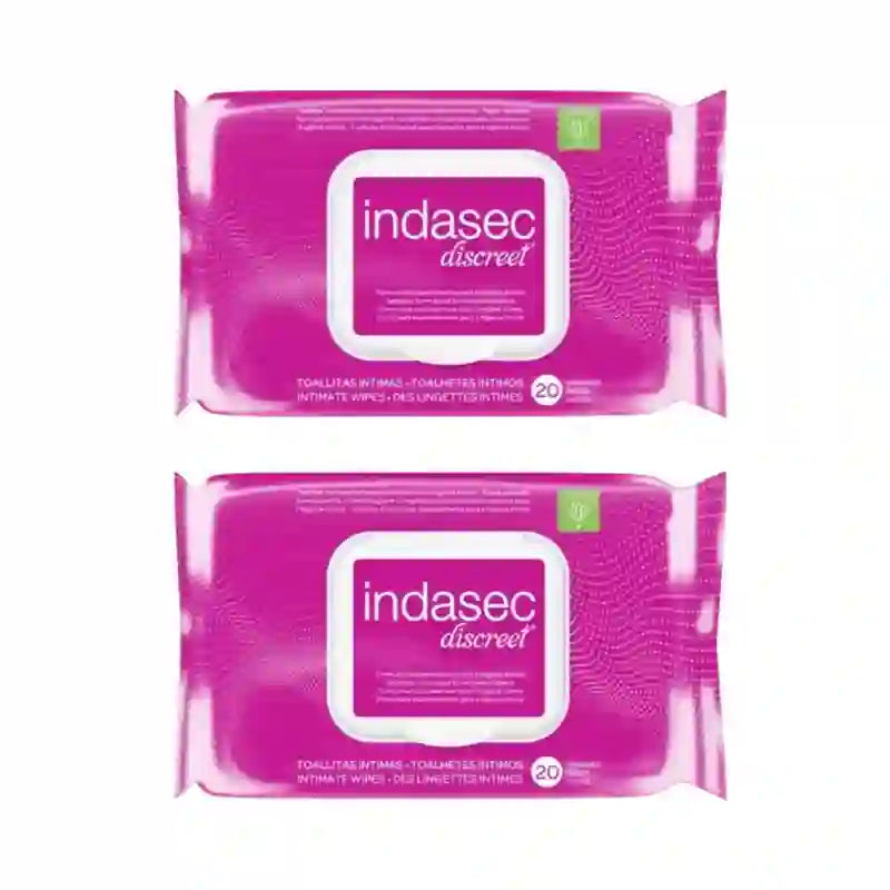 Indasec Salviette per l'igiene intima , 2X30 unità