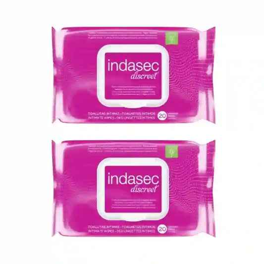 Indasec Salviette per l'igiene intima , 2X30 unità