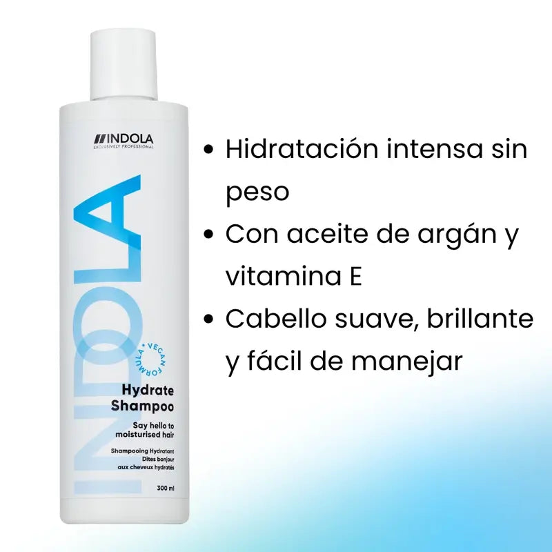 Indola Professional Shampoo Idratante, 300 Ml