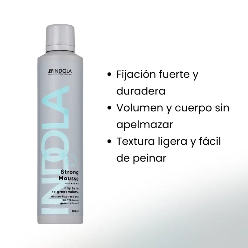 Indola Professional Schiuma a tenuta forte, 200 Ml