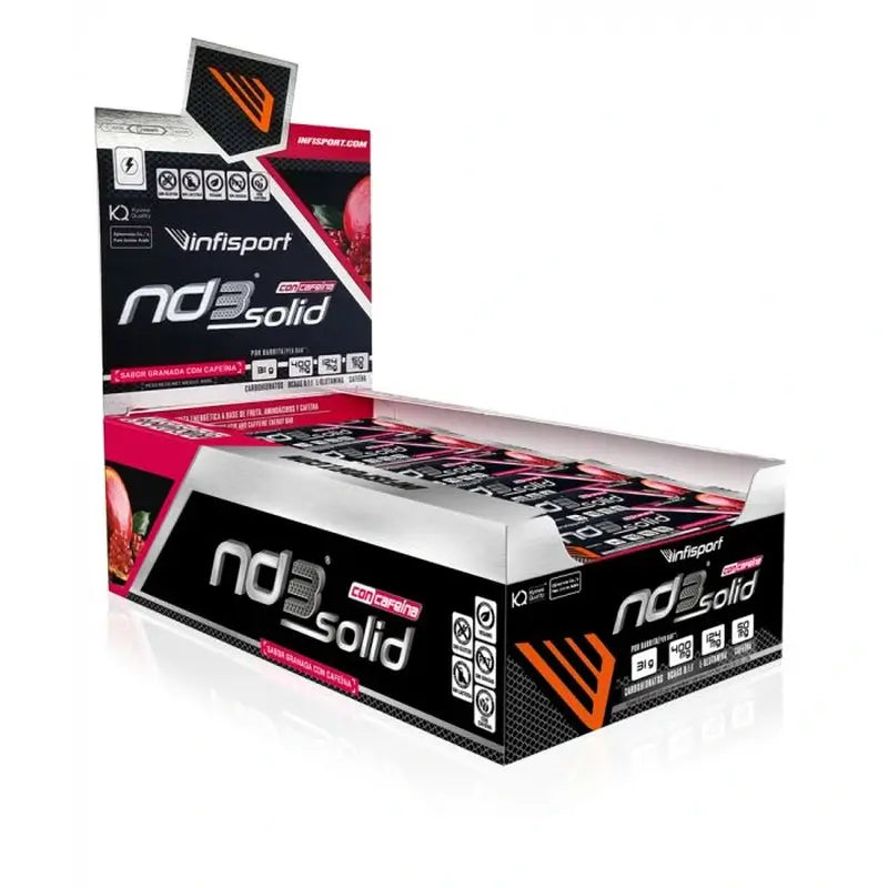 Infisport Barrita Nd3 Solid Melograno, 21x40 g