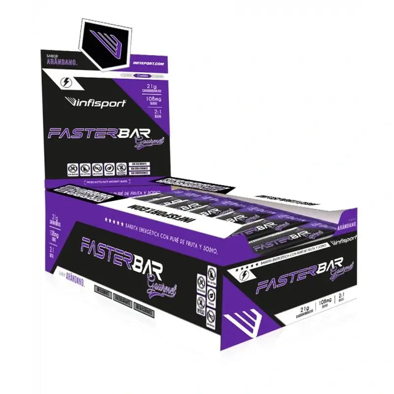 Infisport Faster Gourmet Blueberry Box , 28 unità
