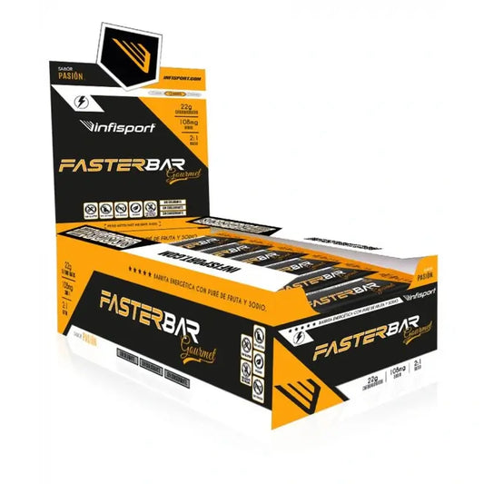 Infisport Faster Gourmet Passion Fruit Box , 28 unità