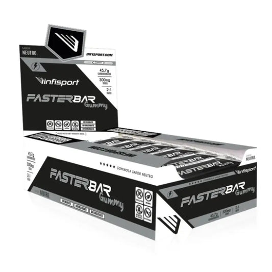 Infisport Box Faster Gourmet Gommose al gusto neutro , 16 unità