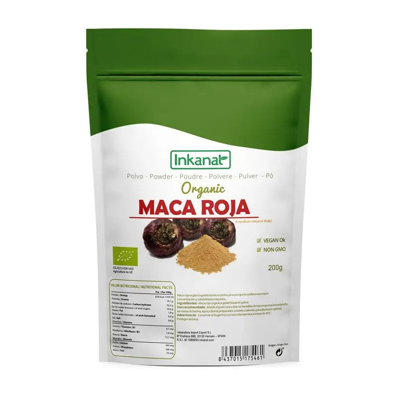 Inkanatura Maca Rossa in polvere , 200 g