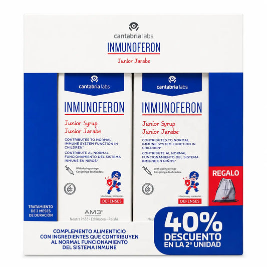 Inmunoferon Defensas Pack Duplo Junior Sciroppo 150 Ml