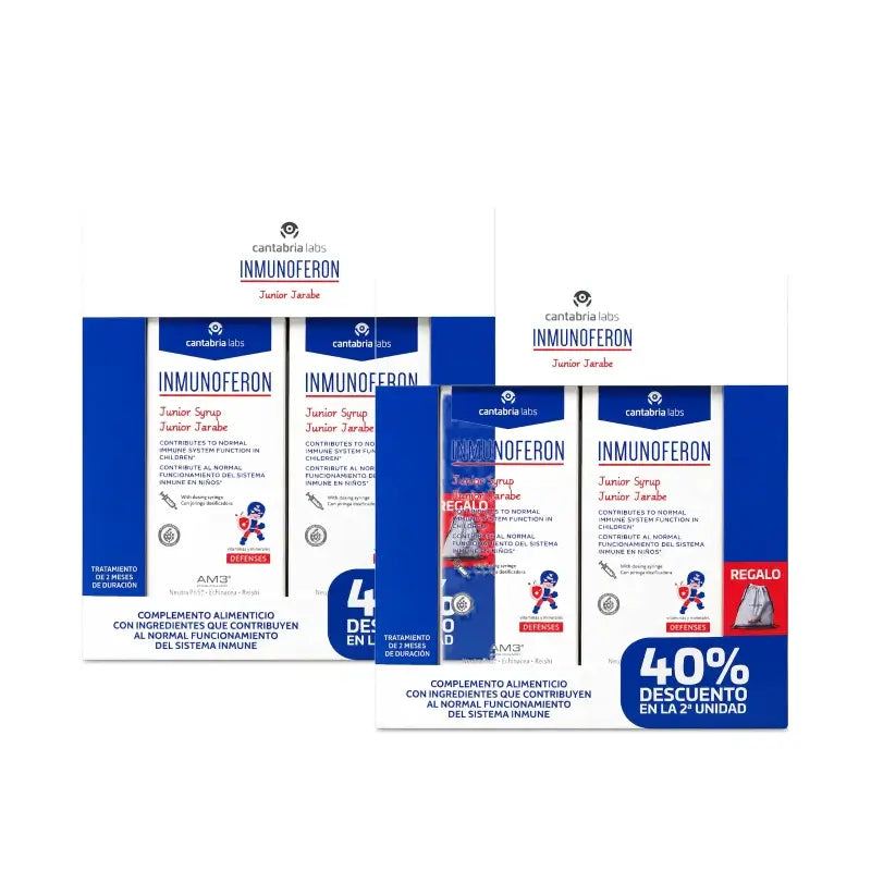 Inmunoferon Junior Sciroppo, 150 ml, confezione da 2