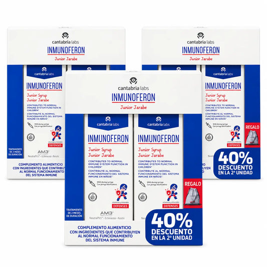 Inmunoferon Junior Sciroppo, 150 ml, confezione da 3