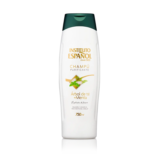 Instituto Español Tea Tree + Menta Shampoo - 750 Ml