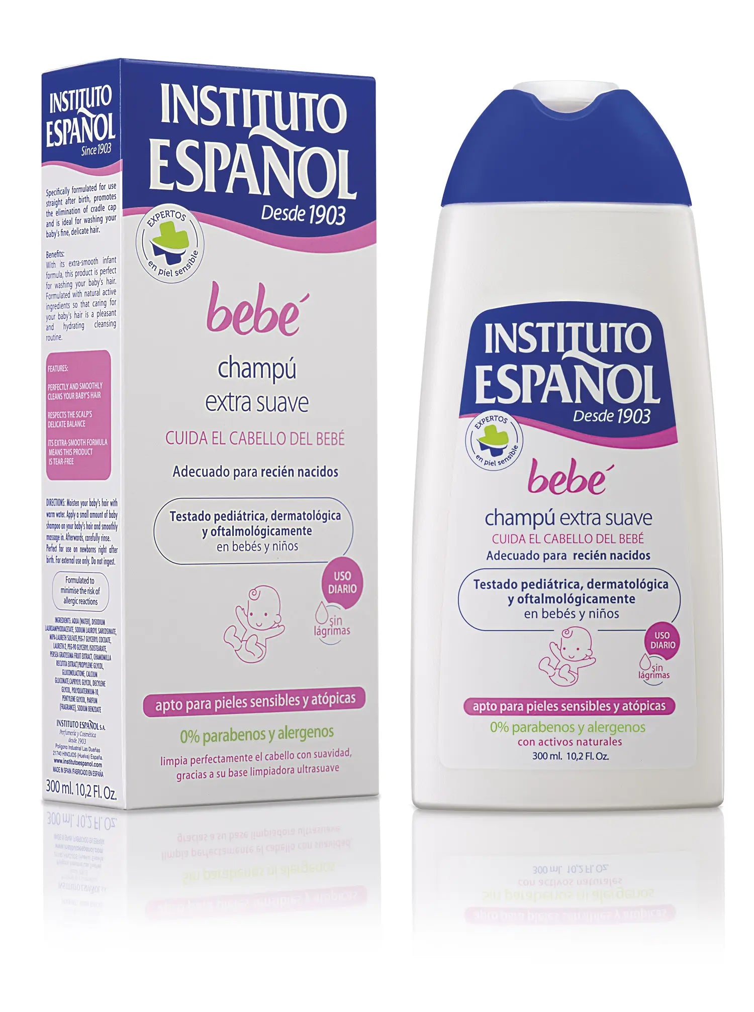 Instituto Español Shampoo Linea Baby Extra Delicato - 300 Ml.