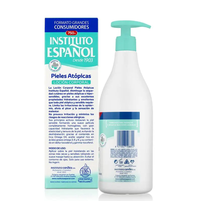 Instituto Español Erogatore di lozione per pelle atopica , 750 ml