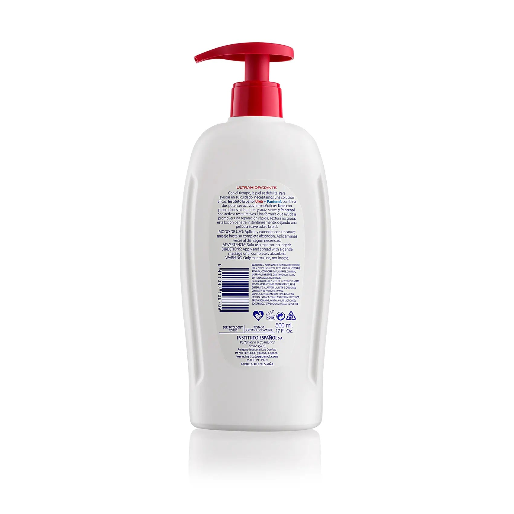 Instituto Español Urea + Pantenolo Lozione - 500 Ml