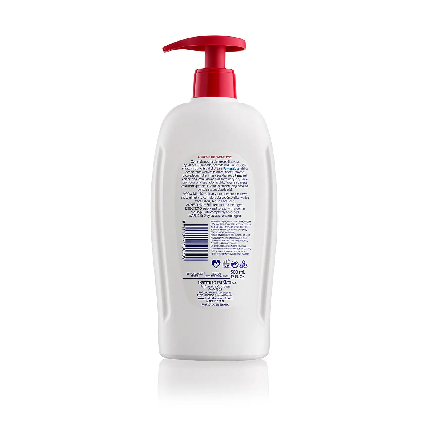 Instituto Español Urea + Pantenolo Lozione - 500 Ml