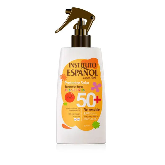 Instituto Español Protezione solare per bambini per pelli sensibili Spf50+ Spray 300 ml