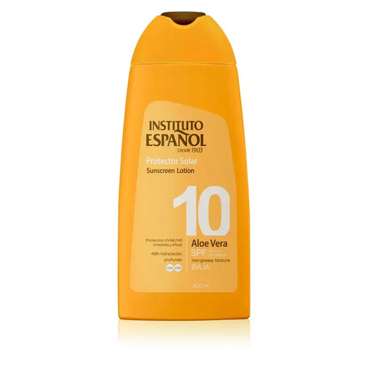 Instituto Español Protezione solare Aloe Vera Spf10 Lozione 300Ml
