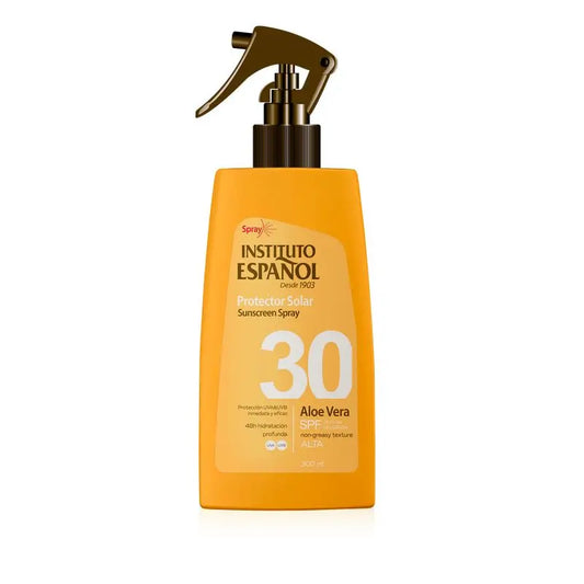 Instituto Español Protezione solare Aloe Vera Spf30 Spray 300Ml