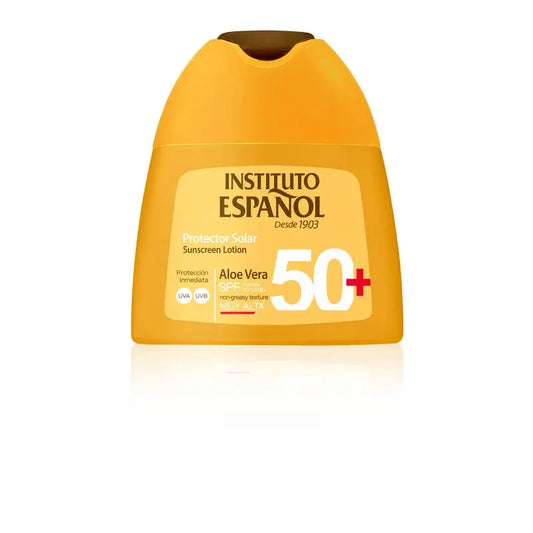 Instituto Español Protezione solare Aloe Vera Spf50+ Lozione 100Ml