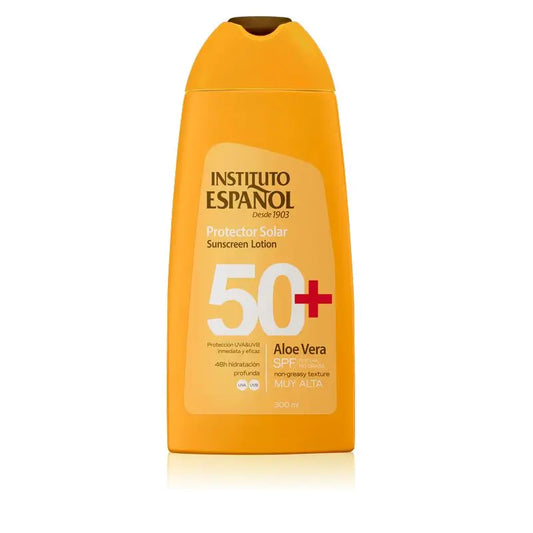 Instituto Español Protezione solare Aloe Vera Spf50+ Lozione 300Ml