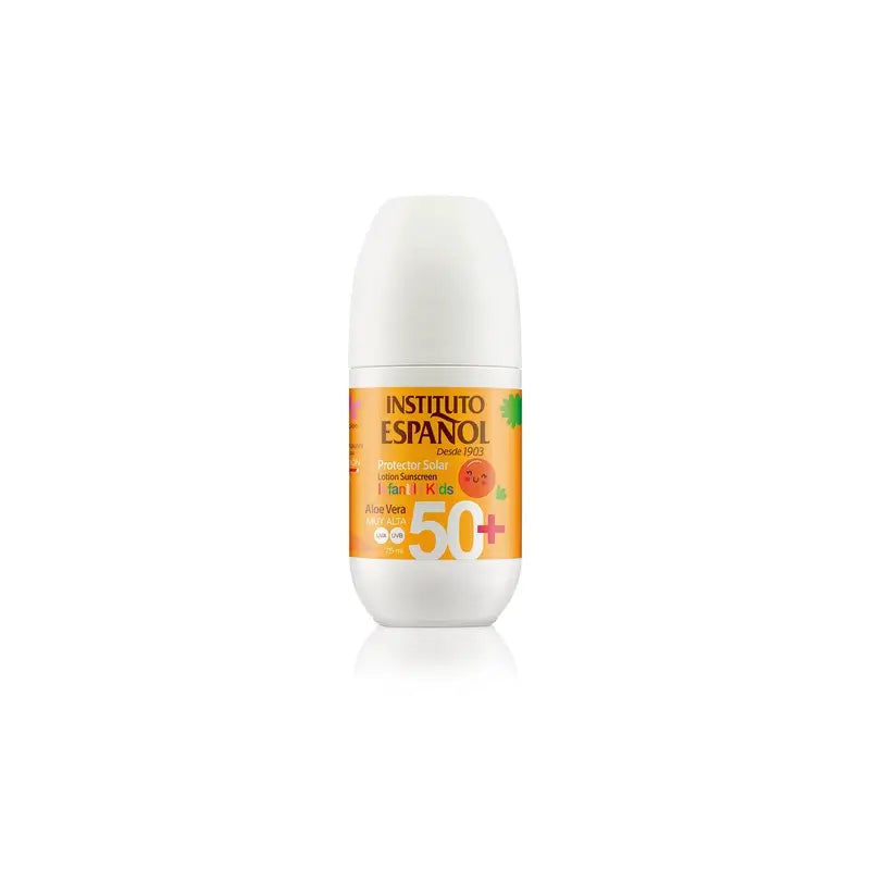 Instituto Español Roll On Protezione solare per bambini Roll On Spf50, 75 ml