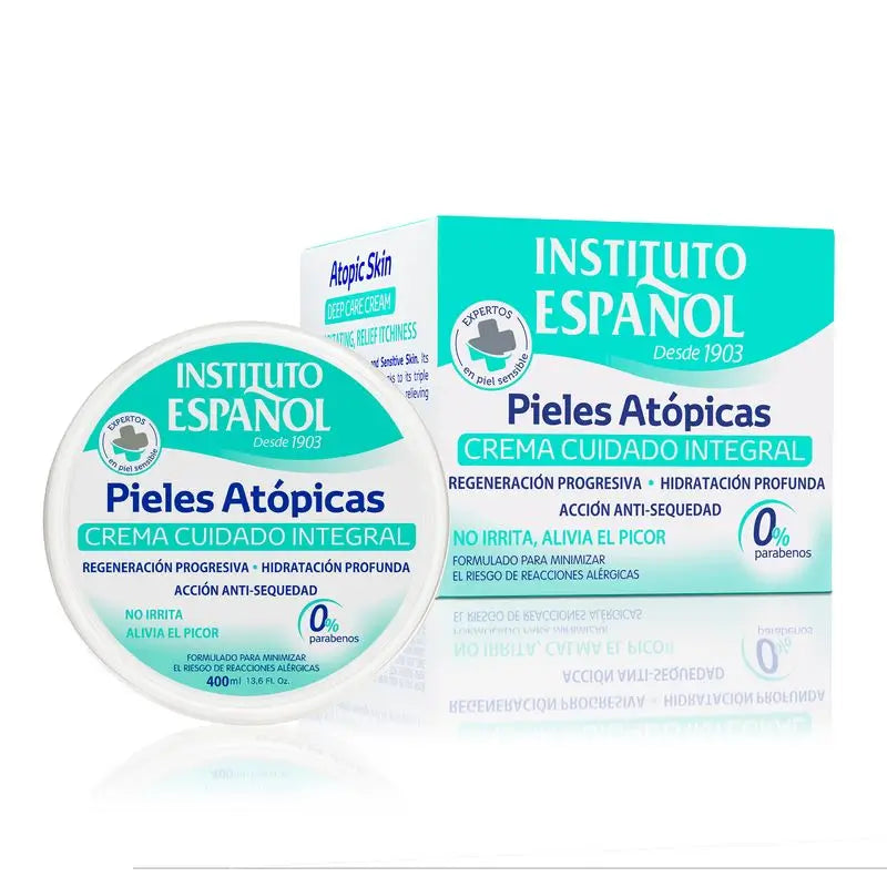 Barattolo di crema per pelle atopica Instituto Español, 400 ml