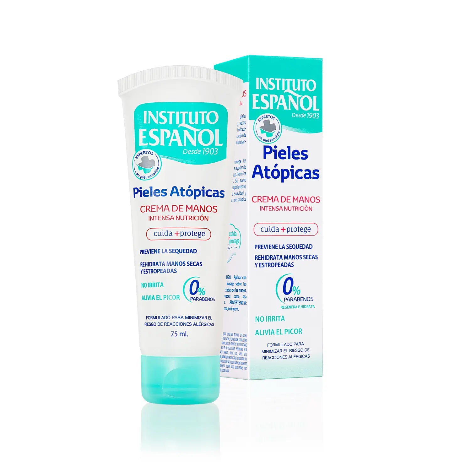 Instituto Español Crema per le mani per pelli atopiche in tubetto 75 Ml
