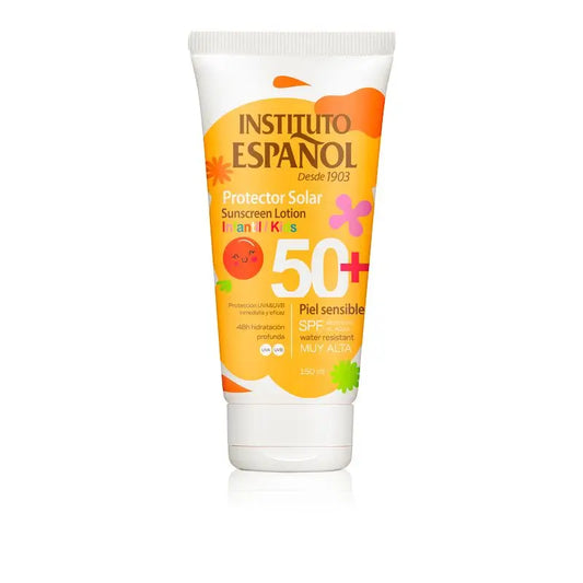 Instituto Español Tubo di protezione solare per bambini Spf50+ 150ml