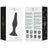 Giocattoli anali Intense Anal Level 3 12,5Cm Nero
