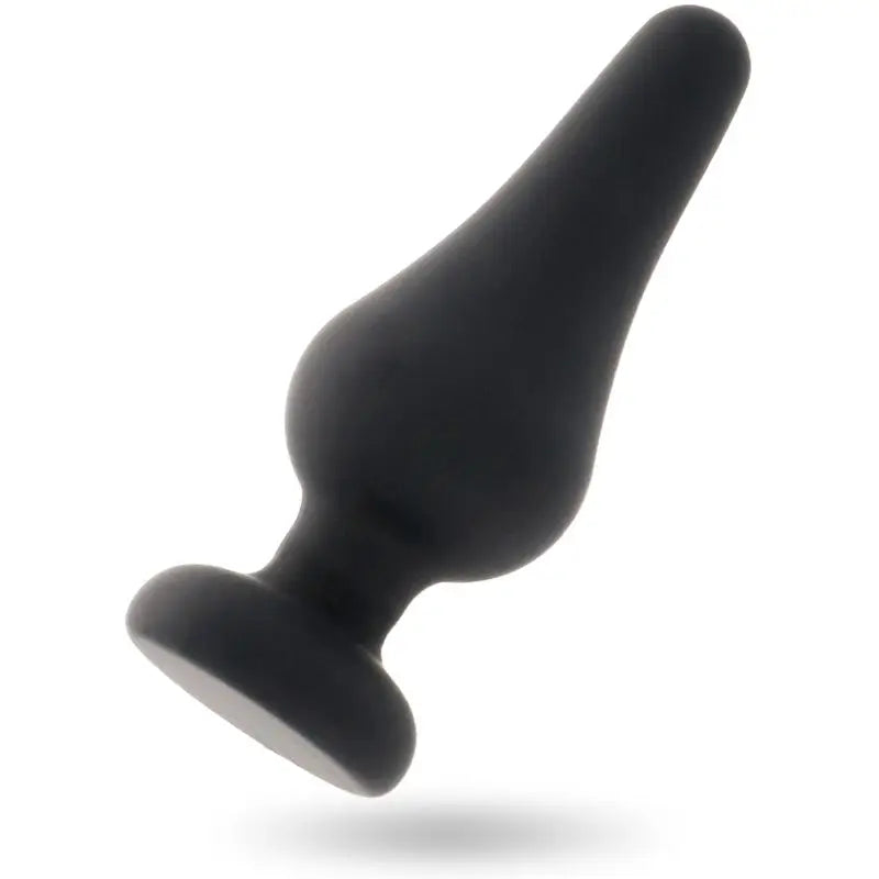 Giocattoli anali intensi Plug anale Pipo L Silicone Nero 13 Cm