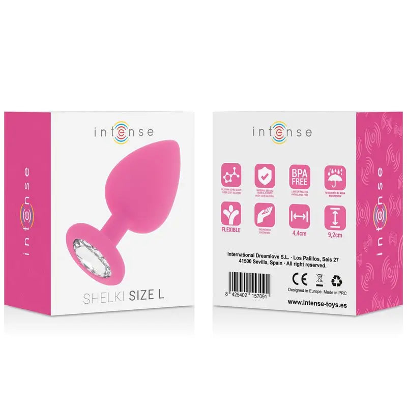Giocattoli anali intensi Shelki L Plug anale fucsia