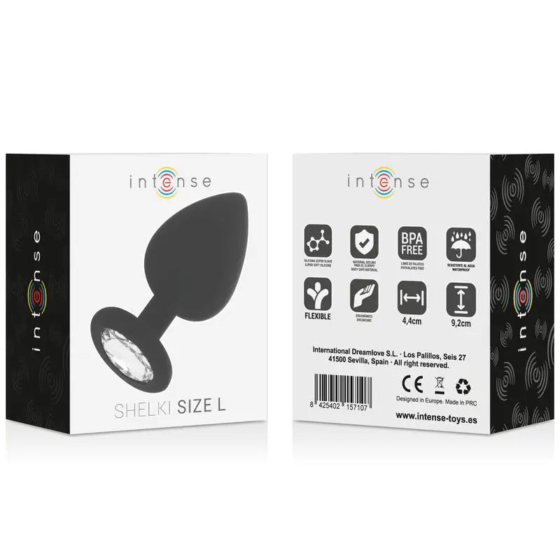 Giocattoli anali intensi Shelki L Plug anale nero
