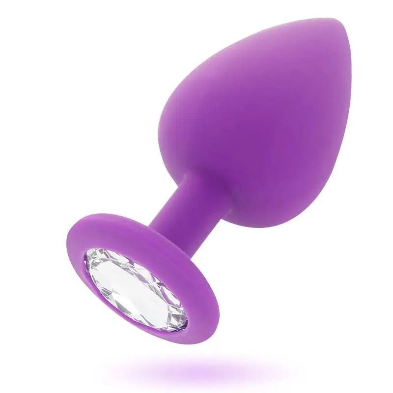 Giocattoli anali intensi Shelki M Plug anale viola
