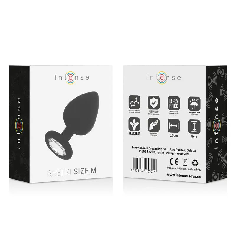 Giocattoli anali intensi Shelki M Plug anale nero