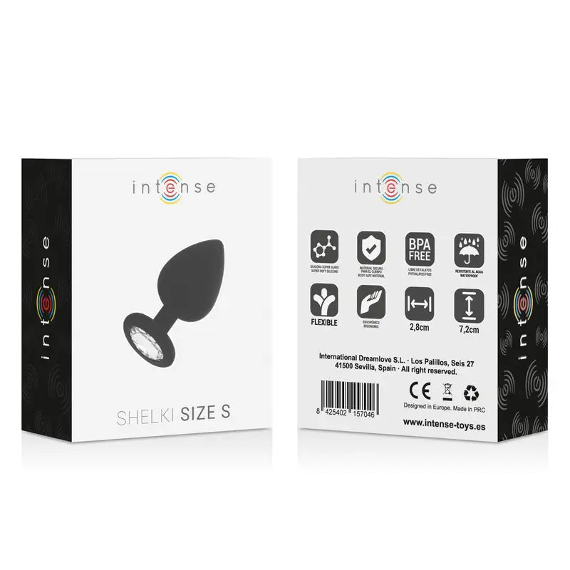 Giocattoli anali intensi Shelki S Plug anale nero