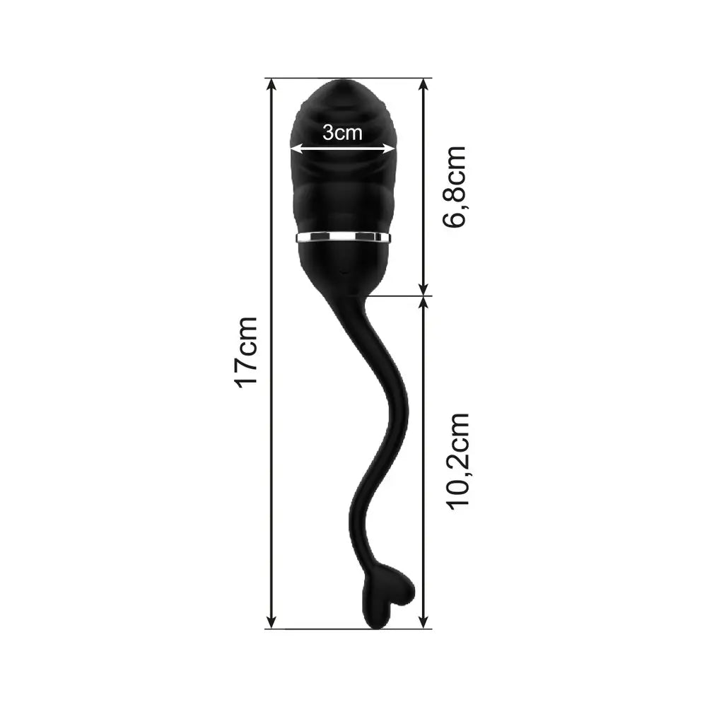 Intense Couples Toys Uovo vibrante ricaricabile 10 modalità di vibrazione