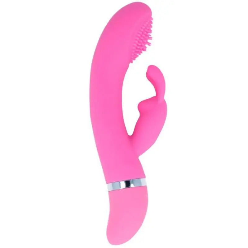 Giocattoli per coppie Intense Susy Vibratore oscillante in silicone Rabbit Rosa