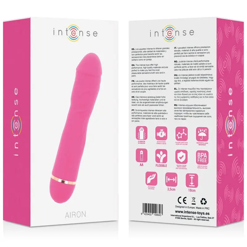 Intenso divertimento Airon 20 velocità in silicone rosa