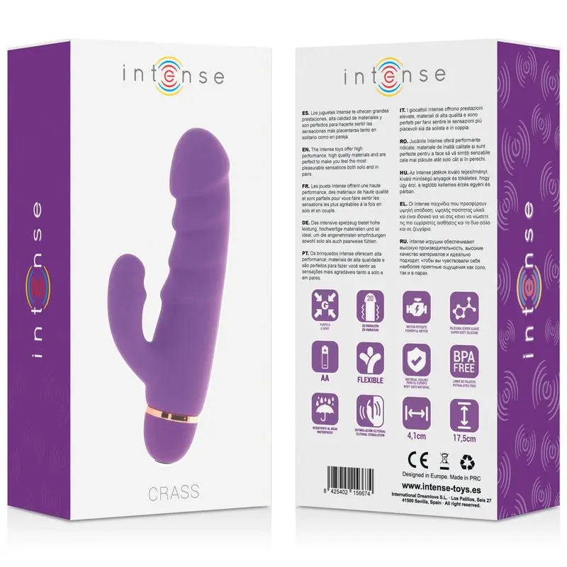 Intense Fun Crass 20 Speeds Silicone viola
