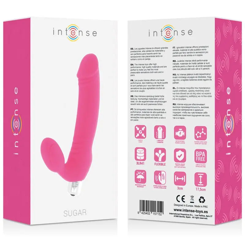 Divertimento Intenso Zucchero Sette Velocità Silicone Fushsia