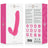 Divertimento Intenso Zucchero Sette Velocità Silicone Fushsia