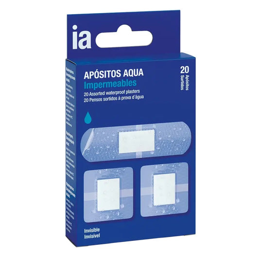 Assortimento di medicazioni Aqua di Interapothek, 20 unità
